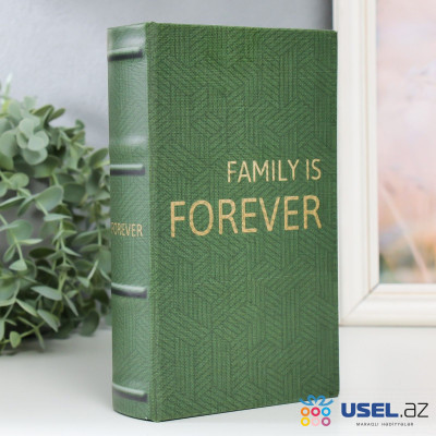 Safe-book cache "Family is forever"